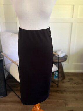 Black Midi Pencil Skirt Work